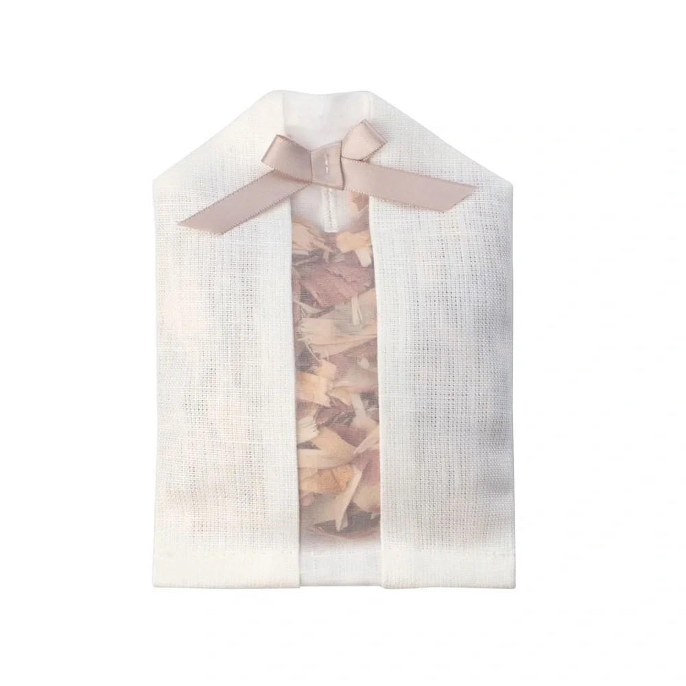 ElizabethW Lavender Cedar Rose Ivory Natural White Red Linen Hanger Scent Sachet